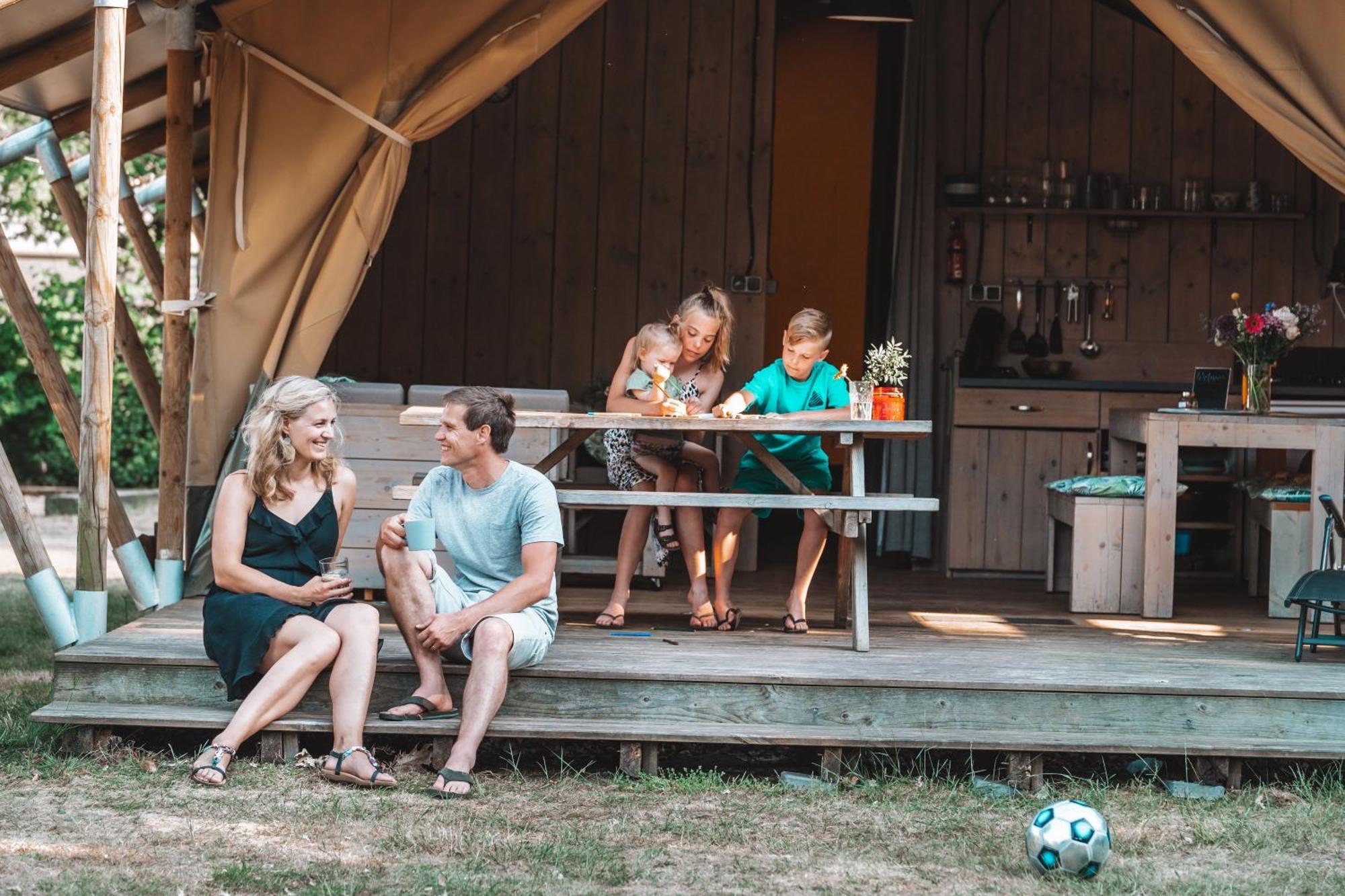 Glamping Holten Luxe Safaritent 1 外观 照片